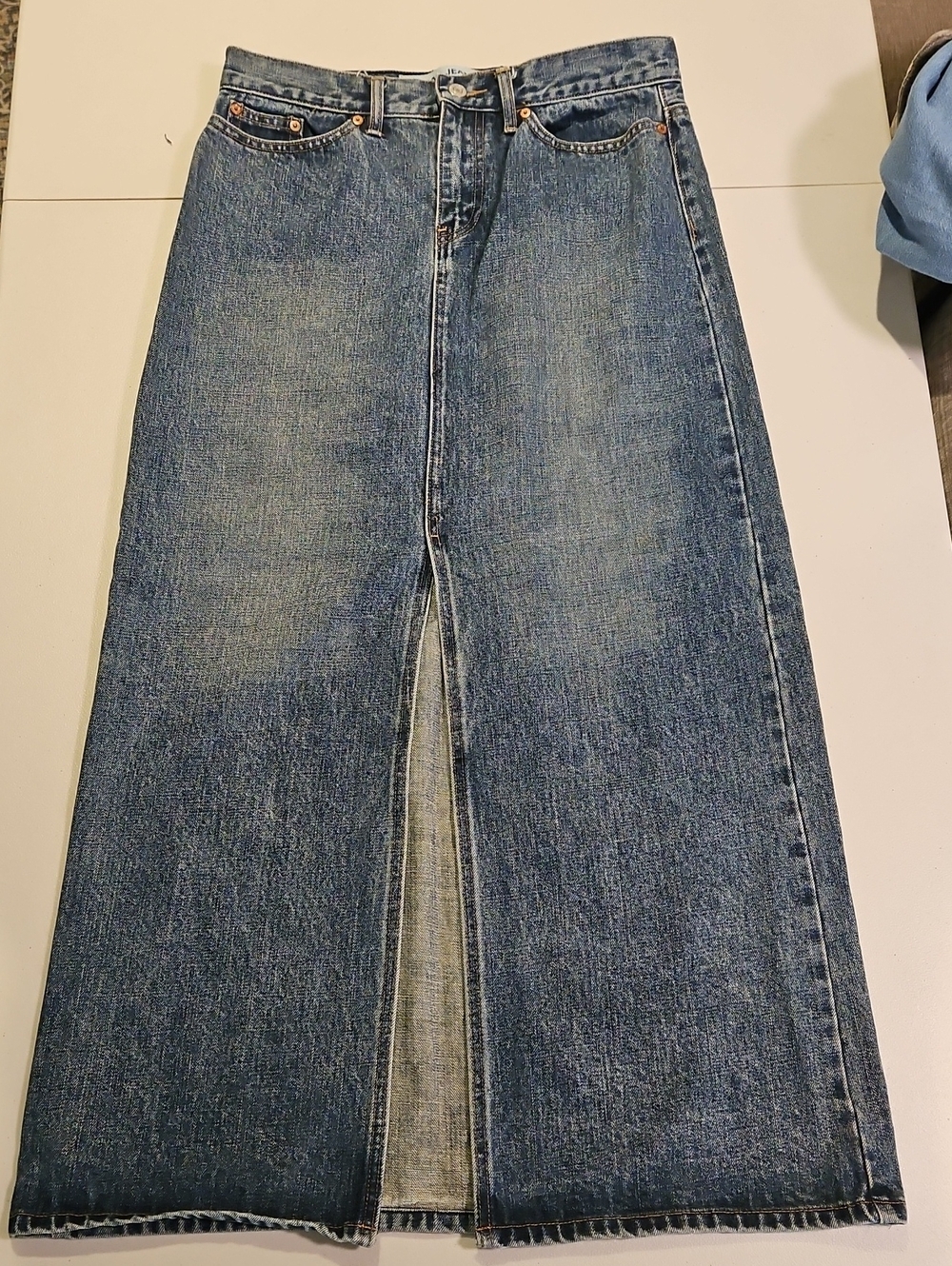 GAP Women’s Skirt Denim Maxi – Front Slit 0214